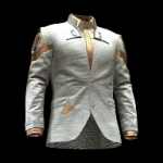 Noble White Albino Alligator Evening Jacket