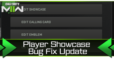 Modern Warfare II - Player Showcase Bug Fix Update