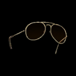 Elegant Sepia Vision Aviators With Reinforced Lenses