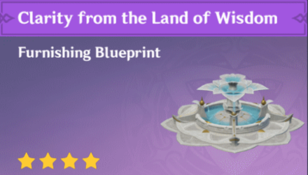 Genshin Impact - How to Get Clarity from the Land of Wisdom Furnishing