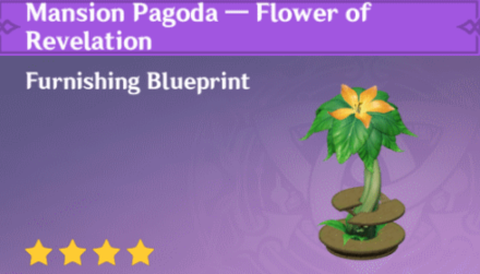 Genshin Impact - How to Get Mansion Pagoda - Flower of Revelation Furnishing