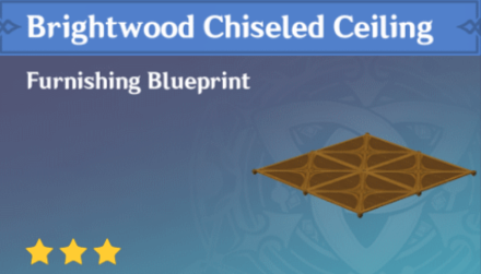 Genshin Impact - How to Get Brightwood Chiseled Ceiling Furnishing