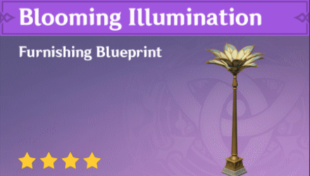 Genshin Impact - How to Get Blooming Illumination Furnishing