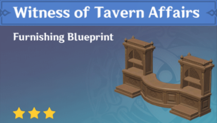 Genshin Impact - How to Get Witness of Tavern Affairs Furnishing