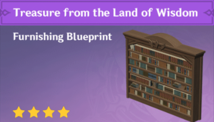 Genshin Impact - How to Get Treasure from the Land of Wisdom Furnishing