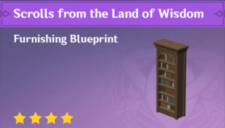Genshin Impact - How to Get Scrolls from the Land of Wisdom Furnishing