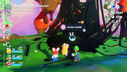 Mario + Rabbids Sparks of Hope - In Full Gloom Step 1