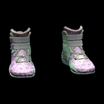 Pastel Power Hybrid-Fabric Armored Athletic Shoes