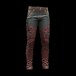 Rosa Escarlata Polyamide-Weave Slim-Fits