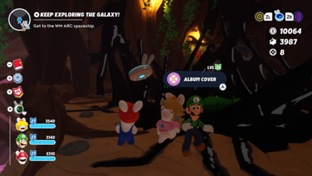 Mario + Rabbids Sparks of Hope - Album Cover Step 1