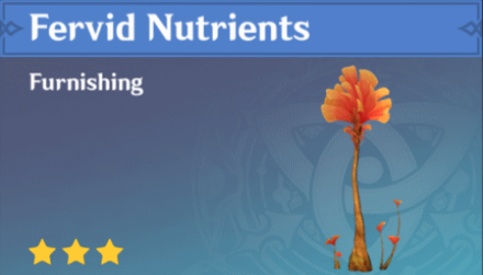 Genshin Impact - How to Get Fervid Nutrients Furnishing