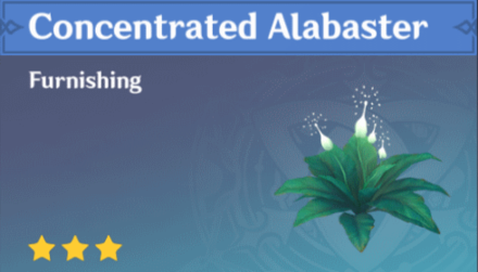 Genshin Impact - How to Get Concentrated Alabaster Furnishing