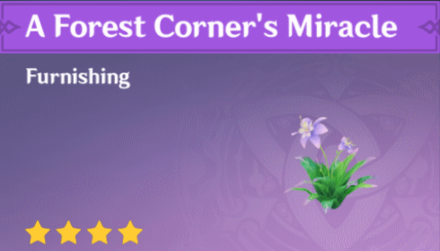 Genshin Impact - How to Get A Forest Corner