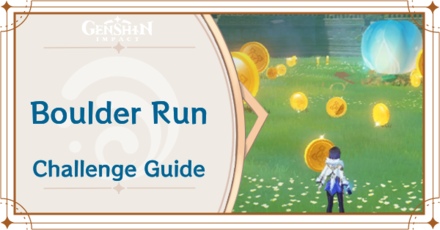 Genshin Impact - Boulder Run Challenge Guide
