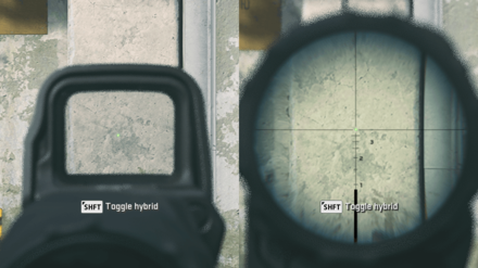 MW3 - SZ Vortex-90 Reticle View