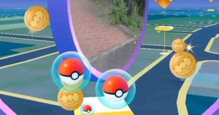 Pokemon Scarlet and Violet SV - Coins Being Earned from Orange Pokestop