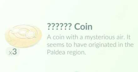 Pokemon Scarlet and Violet SV - ?????? Coin from Paldea
