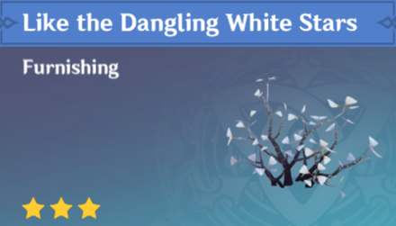 Genshin Impact - How to Get Like the Dangling White Stars Furnishing