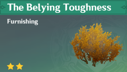 Genshin Impact - How to Get The Belying Toughness Furnishing