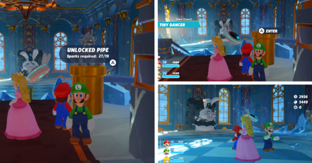 Mario + Rabbids Sparks of Hope - Unlock the Golden Pipe with 19 Sparks