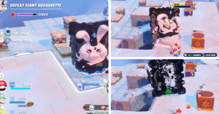 Mario + Rabbids Sparks of Hope - Defeat Giant Squashette