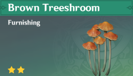 Genshin Impact - How to Get Brown Treeshroom Furnishing