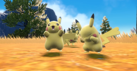 Pokemon Scarlet and Violet SV Pikachu Boy and Girl