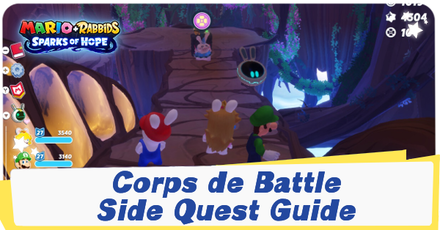 Mario + Rabbids Sparks of Hope - Corps de Battle Quest Guide and Walkthrough