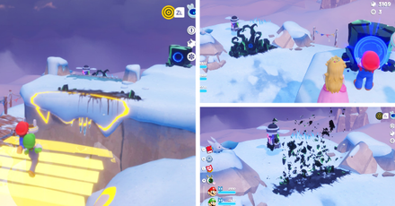 Mario + Rabbids Sparks of Hope - Uncover the hidden bridge to get the orb to the receptacle