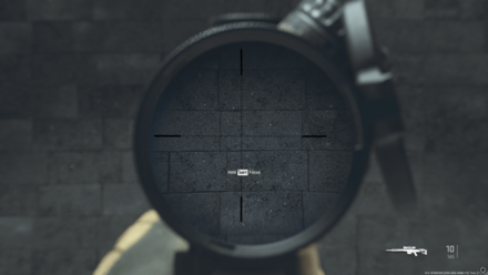 MW3 - DXS Coriolis V4 Reticle View