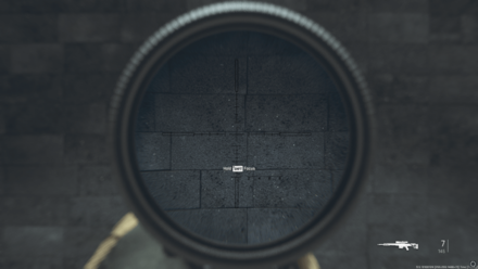MW3 - Lachmann Impact 9 Reticle View