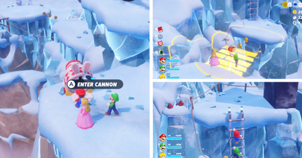 Mario + Rabbids Sparks of Hope - Enter the nearby cannon