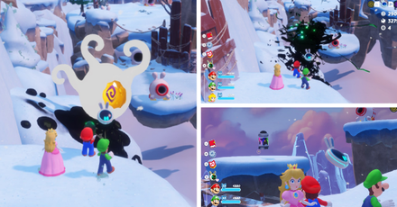 Mario + Rabbids Sparks of Hope - Destroy the Darkmess Eye to access the floating chest