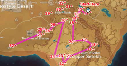 Genshin - Local Specialty Locations for Scarab