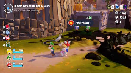 Mario + Rabbids Sparks of Hope - Fungi Frenzy Darkmess Puddle