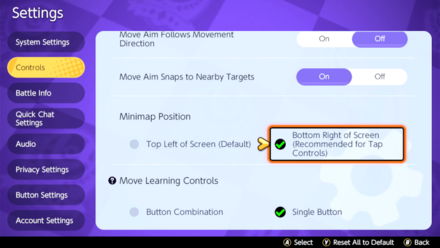 Pokemon UNITE - Change Minimap Position.png