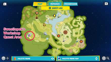 Sweetlopeks Workshop Map Location