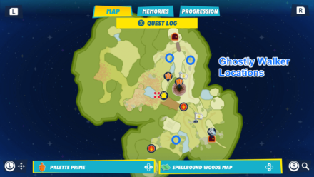 Ghostly Walker Locations