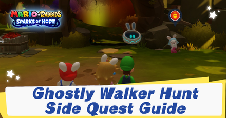Mario + Rabbids Sparks of Hope - Ghostly Walker Hunt Banner
