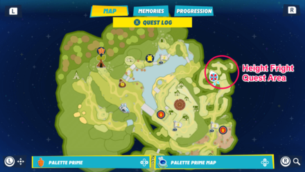 Mario + Rabbids Sparks of Hope - Height Fright Map Location