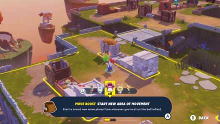 Use an item by pressing A after selecting it.