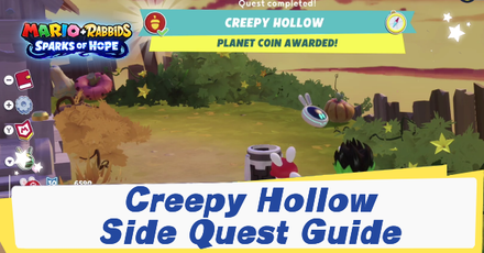 Mario + Rabbids Sparks of Hope - Creepy Hollow Banner