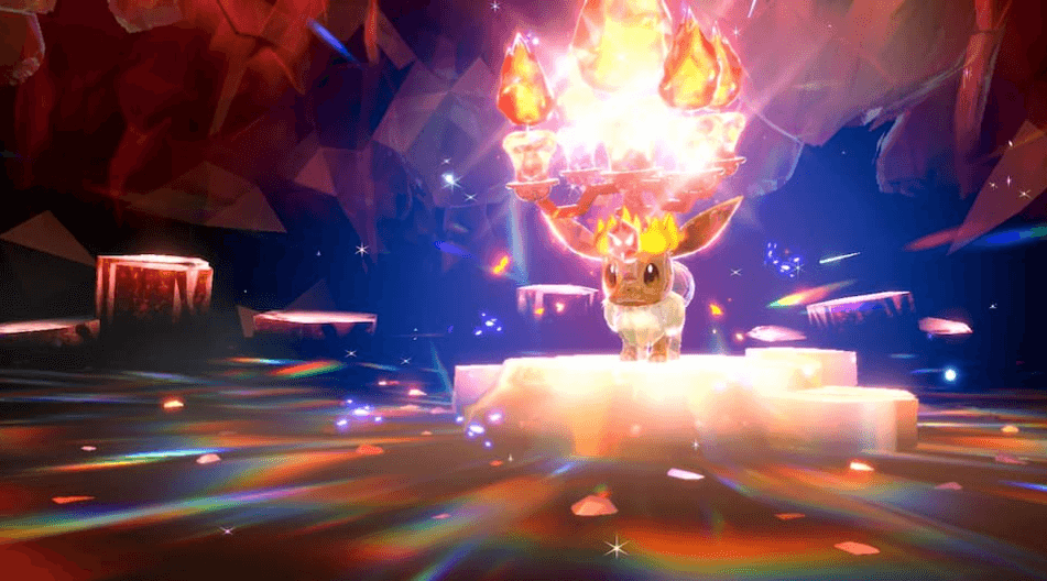 Pokemon Scarlet and Violet SV - Eevee Tera Type