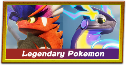 Pokemon Scarlet and Violet SV - Legendary Pokemon