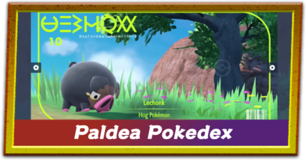 Pokemon Scarlet and Violet SV - Paldea Pokedex