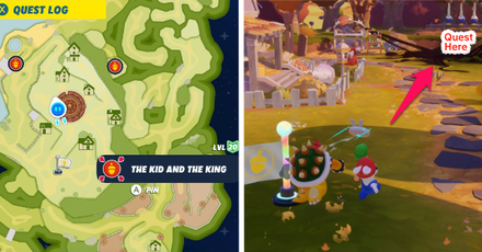 Mario + Rabbids Sparks of Hope - Quest Location