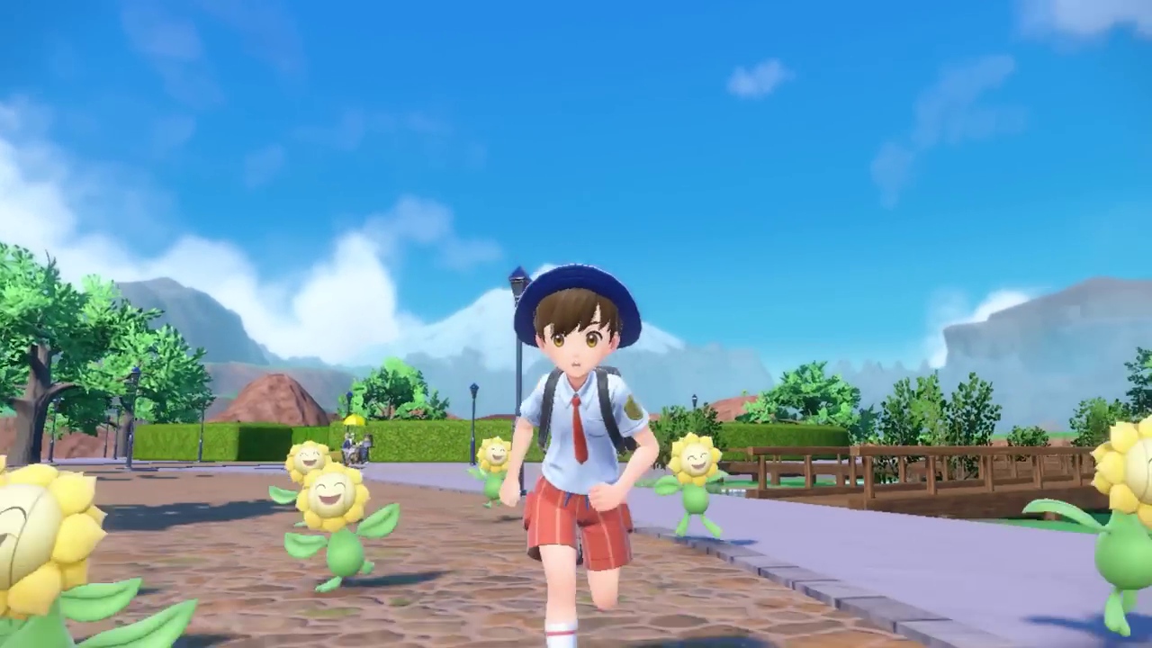 Pokemon Scarlet and Violet SV - Artazon Gym Test Sunflora Hide and Seek