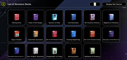 Structure Decks Available