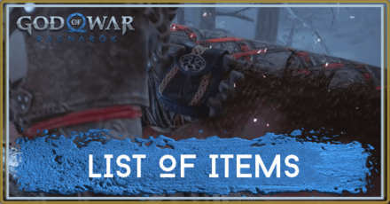 God of War Ragnarok - List of Items