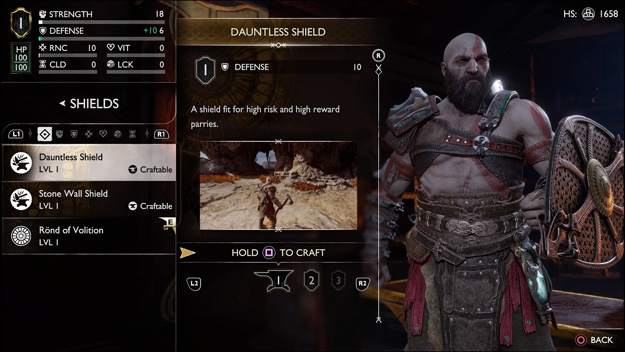 Ragnarok - Dauntless Shield vs Stone Wall Shield